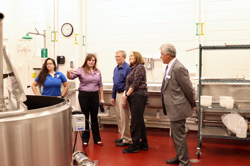 Tours and an unveiling of the new Genuardi Food Innovation Lab located in Worrilow Hall.