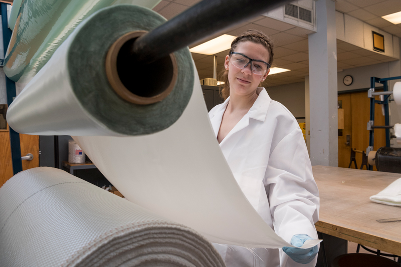 Many people spend years or even decades searching for their calling, but Colleen Murray was only 12 years old when she discovered her passion for materials engineering. She was fascinated by the surprisingly strong materials, such as fiberglass and carbon fiber laminates, that she was given to build a miniature bridge during a University of Delaware K-12 Engineering summer camp.