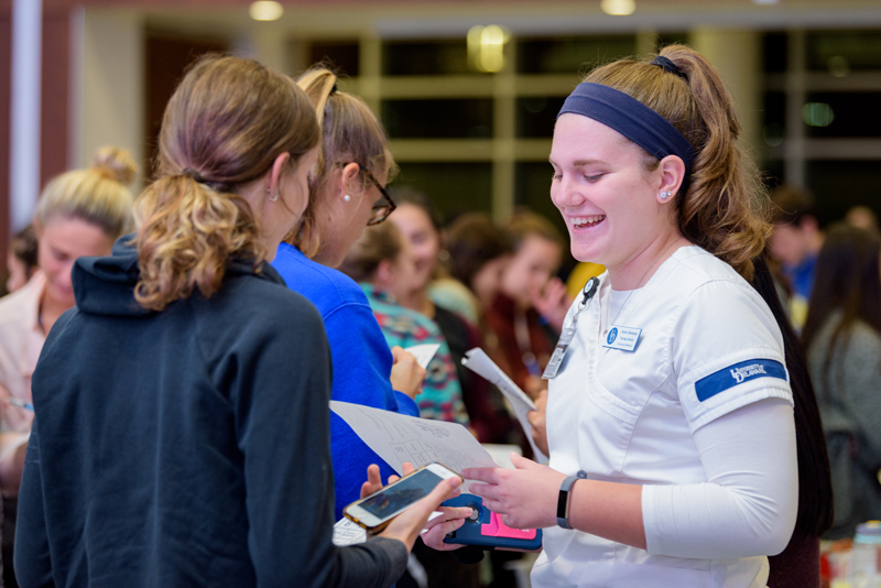 College of Health Sciences Interprofessional Training in Empathy, Affect, & Mindfulness (I-TEAM) is a new interdisciplinary program primarily for first-year graduate students in UD’s College of Health Sciences. The program is the first of its kind in the country, combining online lectures and in-person small group work to teach and engage students from a variety of health professions in the science and experience of empathy, emotions, and mindfulness.