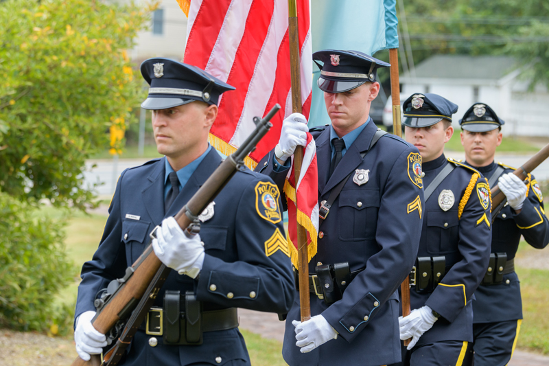 9/11 Commemoration Ceremony held at Olan Thomas Park in Newark, DE on the 18th anniversary of the tragedies.