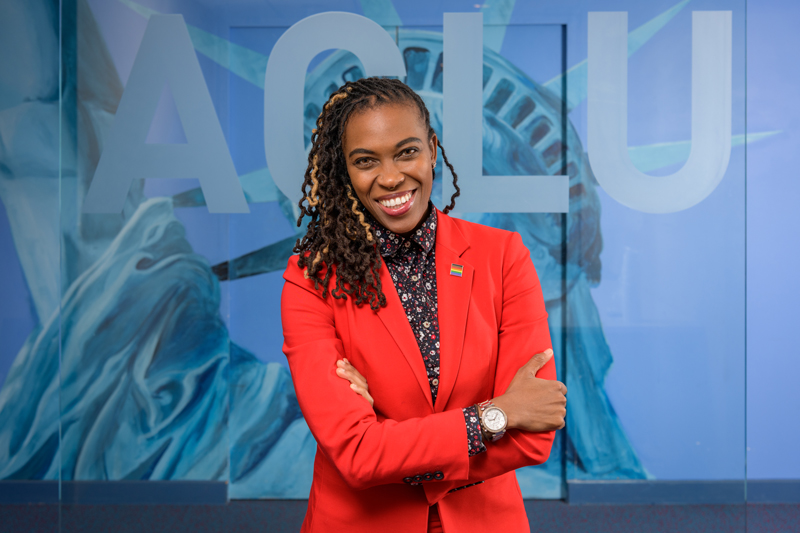 Amber Hikes (B.A. English, 2006) is Chief Diversity Officer for the American Civil Liberties Union (ACLU). Hikes formerly recently served as the executive director of the Mayor’s Office of LGBT Affairs in Philadelphia.