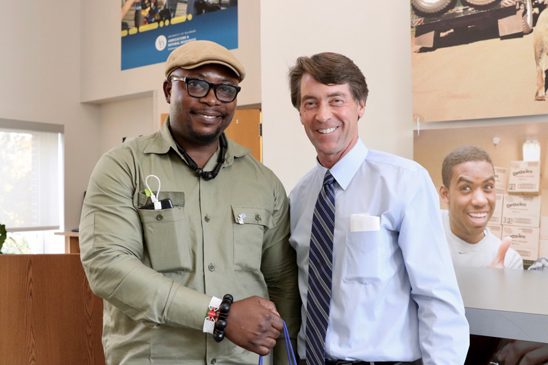 2019-09-19 | CANR_Conservation_Speaker-Adams_Cassinga Adams Cassinga from the Democratic Republic of the Congo (DRC), a Nelson Mandela Washington Fellow spoke about wildlife conservation and anti-paoching. His organization is ConservCongo.