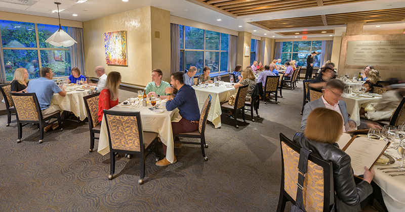 Lerner students manage and operate UD's own fine dining restaurant Vita Nova.