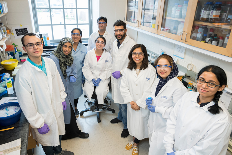 Graduate & Undergraduate Mentoring in Salil Lachke's Lab Graduate and undergraduate mentoring in Dr. Salil Lachke’s lab in Wolf Hall.