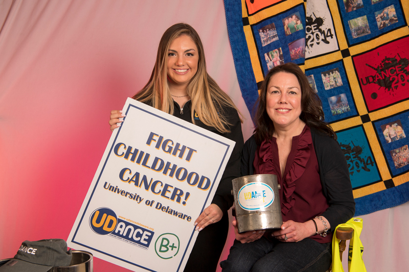 Paige Boyadjis is a senior and co-director of UDance after watching her mother and grandmothers battle with breast cancer when she was in high school. She’s pictured here with her mom Amanda Boyadjis who is in recovery from the deadly disease.