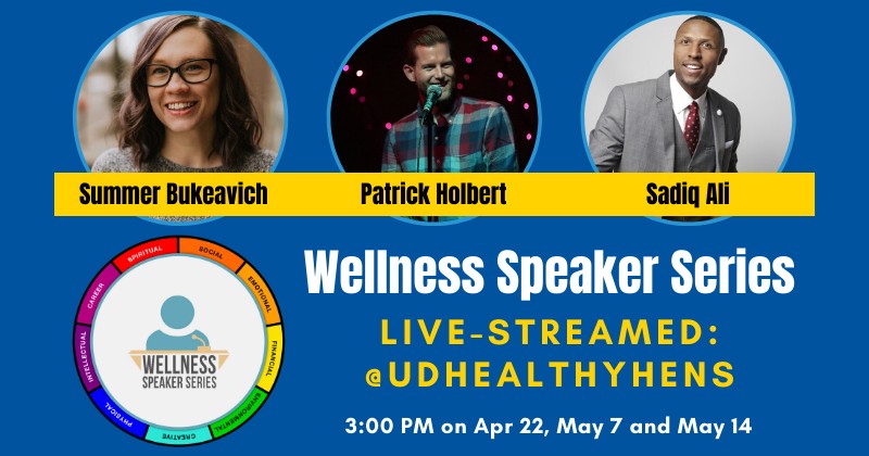 This image shows featured speakers Summer Bukeavich, Patrick Holbert and Sadiq Ali