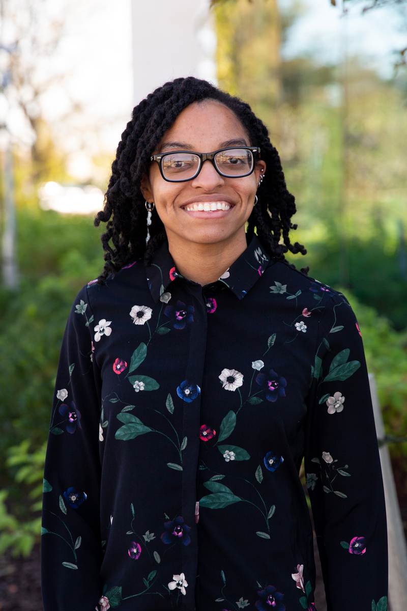Kayla Seymore, doctoral student in the Biomechanics & Movement Science (BIOMS) Interdisciplinary Graduate Program and co-founder of the Black Biomechanists Association. This new organization aims to provide resources that encourage visibility, increase engagement, and empower Black biomechanists.