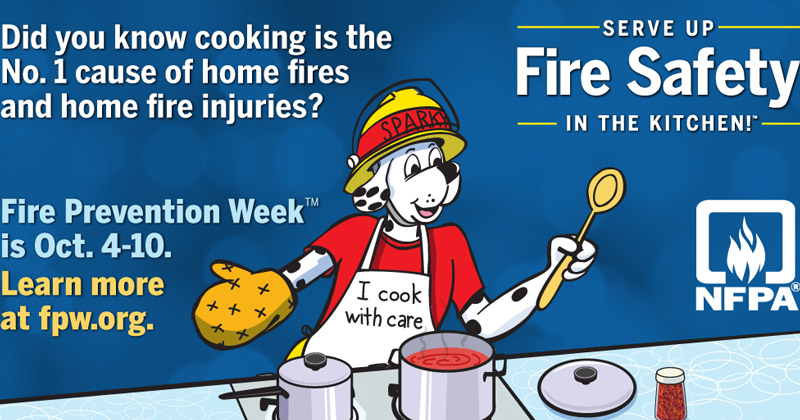 Fire Prevention Week graphic