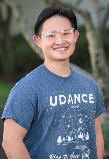 Colby Atkinson (Class of 2021, Business and Economics) and his roommates David Fu (Class of 2021, Public Policy and Administration) and Zach Turner (Class of 2021, Health Sciences) are all childhood cancer survivors who are now working with UDance. Colby was a B+ hero for 2 years with the UD baseball team. He became very active with UDance while a student as the Family Liaison Chairperson on the UDance Executive Board. Colby first met David at Kay's Kamp, a week-long camp experience for children with cancer and those in remission, and Zach while at UD.