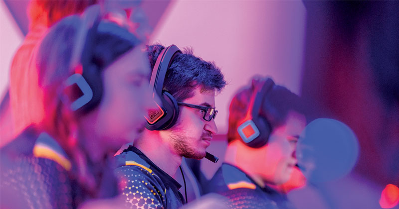 E-sports team UD students on ESports team