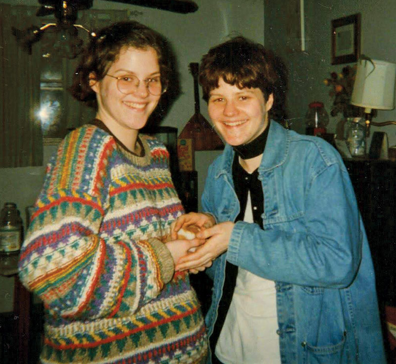 Amelia and Emily Nagoski in their UD days