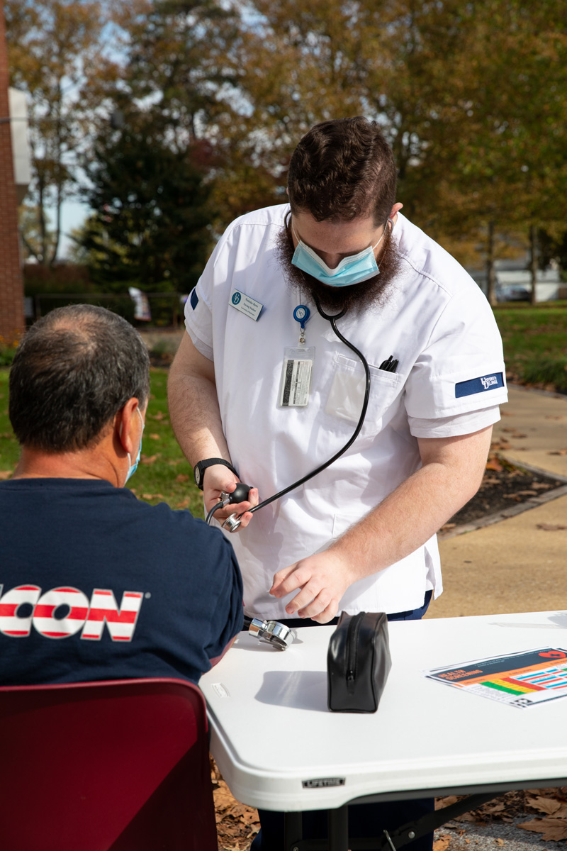 The Mobile Health Program took part in a Claymont community health fair with UD Nursing students on Oct. 24, 2020.

The health fair was sponsored by the DE Breast Cancer Coalition and took place at the Claymont Community Center. Claymont Community Center is one of the Mobile Health Program community partners. University of Delaware and Delaware State University Students were there providing the following screenings:

University of Delaware – Nursing students: Blood Pressure checks, Cholesterol Screenings, Glucose Screenings

Delaware State University – Psychology of Physical Activity students: Motivation Interview, Fitness Screening, Prior week recall, Benefits of exercise, Simple exercises to do at home, Fitness apps, Physical activity resources in Claymont/Wilmington (parks, trails, etc.)