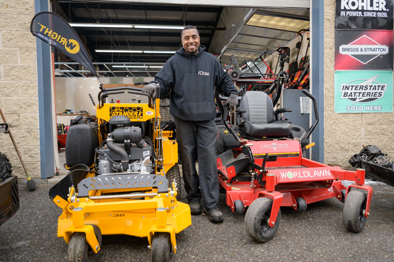 Andre Dorsey is the owner of “AD Small Engine Repair” in Wilmington, Delaware. He’s been working with the Small Business Development Center at UD to help navigate challenging business conditions caused by the COVID-19 pandemic.