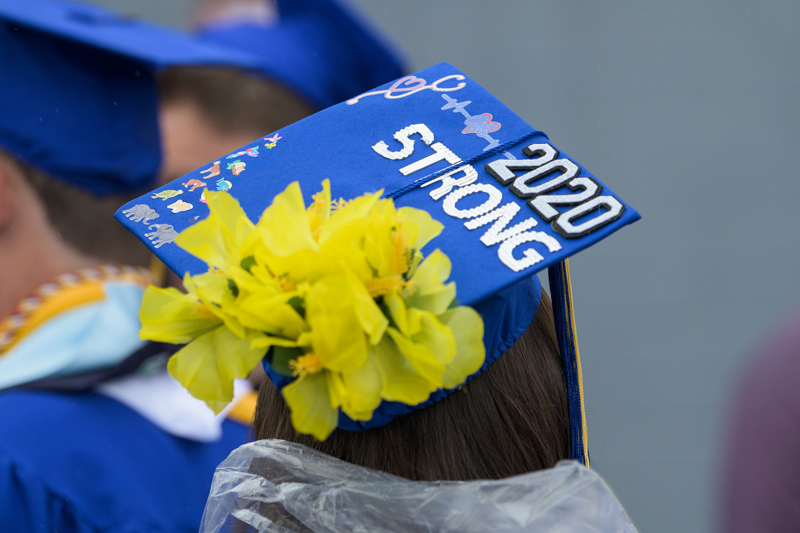 Commencement ceremony for the Class of 2020 held in Delaware Stadium on May 30th, 2021. Delayed by a year due to the COVID-19 pandemic, graduates in the ’20 class finally got their opportunity to cap their experience at UD with an in-person ceremony at UD’s 171st Commencement ceremony. The ceremony featured the presentation of an honorary degree to, and commencement speech by, Ty Jones - ’92 Communications and ’95 Theatre MFA - the award-winning producing artistic director of the Classical Theatre of Harlem.