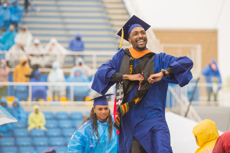 Class of 2021 commencement ceremony for students in the Colleges of Health Sciences & Education and Human Development. Presided over by University of Delaware  President Dennis Assanis, Dean Gary May and Dean Kathy Matt held in Delaware Stadium on May 28th, 2021.