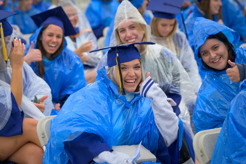 Class of 2021 commencement ceremony for students in the College of Education and Human Development and College of Health Sciences. Presided over by University of Delaware President Dennis Assanis; Gary Henry, Dean of the College of Education and Human Development; and Kathleen Matt, Dean of the College of Health Sciences; and held in Delaware Stadium on May 29th, 2021.