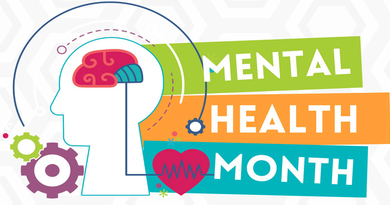 Mental Health Month graphic