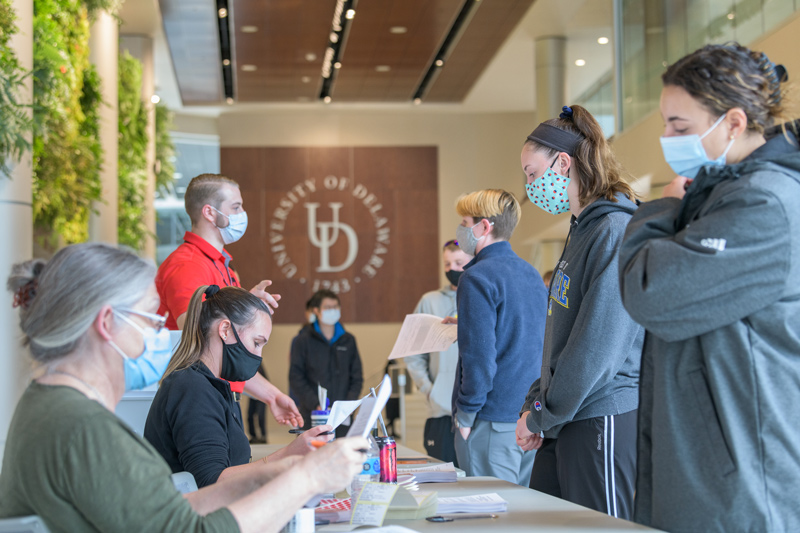 COVID-19 vaccination clinic held by Albertsons / Acme markets in the University of Delaware’s STAR Tower. Targeted specifically at specifically for employees and those affiliated with institutions of higher education in the state of Delaware.