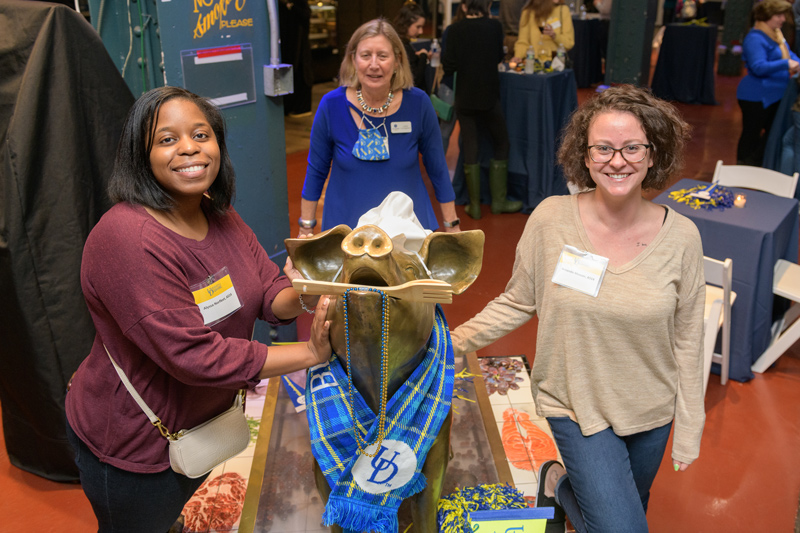 Philadelphia’s historic Reading Terminal Market was decorated in Blue and Gold for a festive and informative “Conversations and Connections” event. 