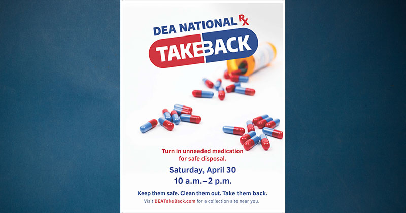 National Drug Take Back Day poster