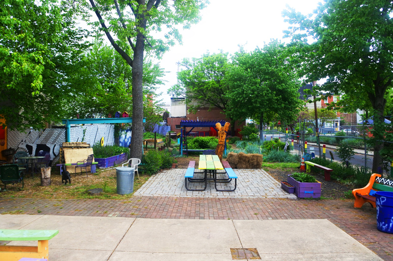 UD student Ryan DeRosa is working on a cluster of gardens known as Las Parcelas that seeks to reintroduce culturally significant green spaces in Philadelphia.