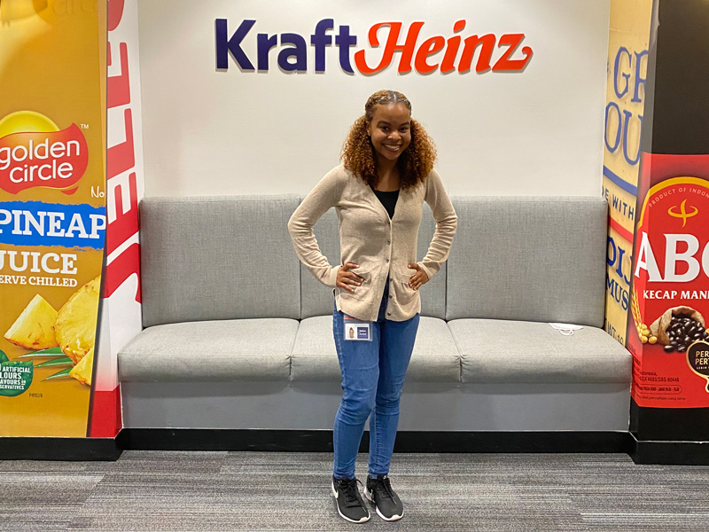 UD food science major Sydney Tankard is spending her summer in Chicago as a research and development intern with multinational food company Kraft Heinz. 