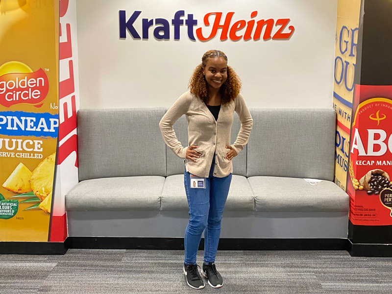 UD food science major Sydney Tankard is spending her summer in Chicago as a research and development intern with multinational food company Kraft Heinz. UD food science major Sydney Tankard is spending her summer in Chicago as a research and development intern with multinational food company Kraft Heinz.
