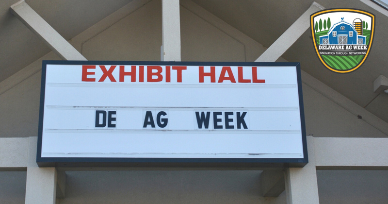 The iconic sign outside the DelawareHarrington State Fair Exhibit Hall which houses Delaware Ag Week each January is part of the event’s history. The iconic sign outside the DelawareHarrington State Fair Exhibit Hall which houses Delaware Ag Week each January is part of the event’s history.