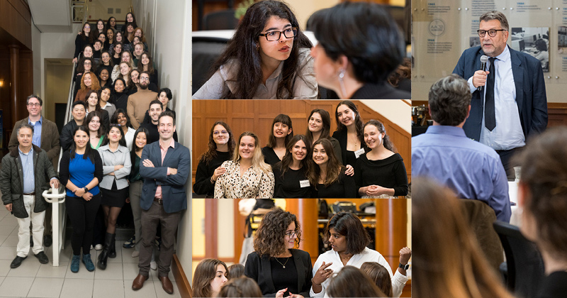 Lerner Adjunct Professor Ryan Sanders started an exchange program between Lerner Students and Parisian students at the Sorbonne Nouvelle. Lerner Adjunct Professor Ryan Sanders started an exchange program between Lerner Students and Parisian students at the Sorbonne Nouvelle.