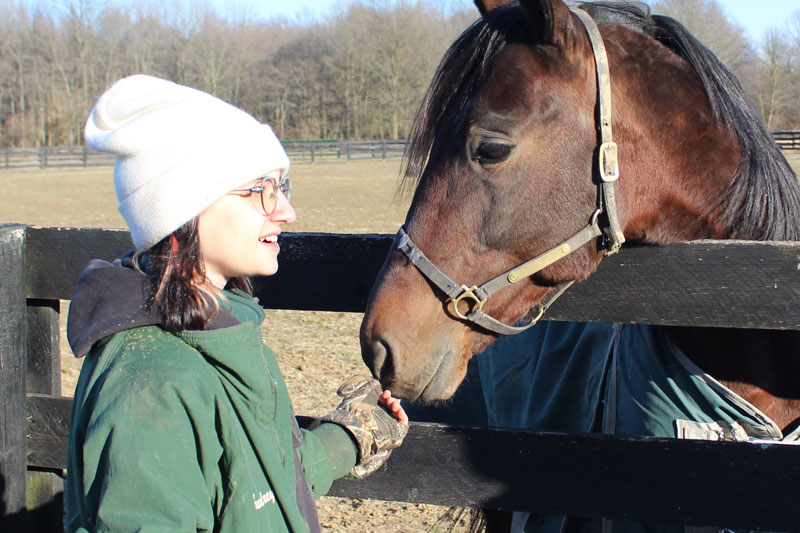 CANR_ANFS_Audrey-Keen_Winbak-Farm_Winter-Session_012722 Audrey Keen and stallion