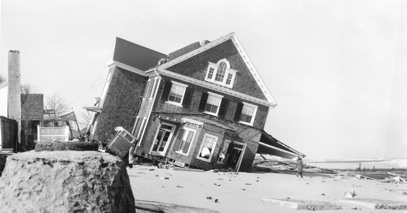 Rehoboth Beach -- impact of Storm of 62