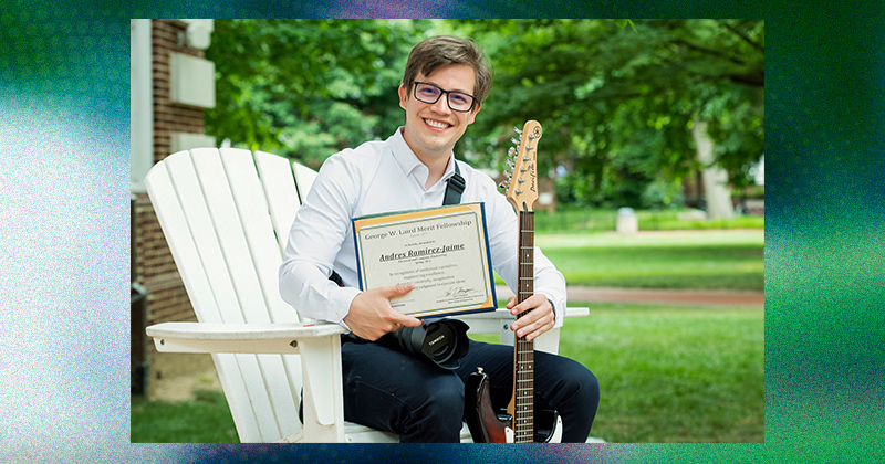 Andres Ramirez-Jaime, 32, is pursuing a doctorate from the University of Delaware’s Department of Electrical and Computer Engineering and has earned the 2022 George W. Laird Merit Fellowship, a prestigious award named in honor of the late mechanical engineer George Laird.