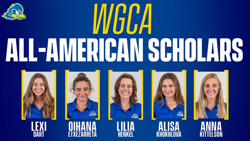 The Women's Golf Coaches Association All-American Scholars for the 2021-22 season were announced on Tuesday, July 5.