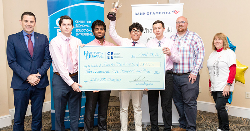 Newark Charter school students walked away as top winners at the annual state Personal Finance Challenge. They are eligible to see if they qualify to compete at the national level next.