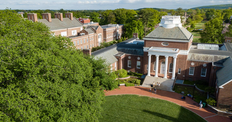 Campus-Aerials-The_Green-051222 University of Delaware Memorial Hall