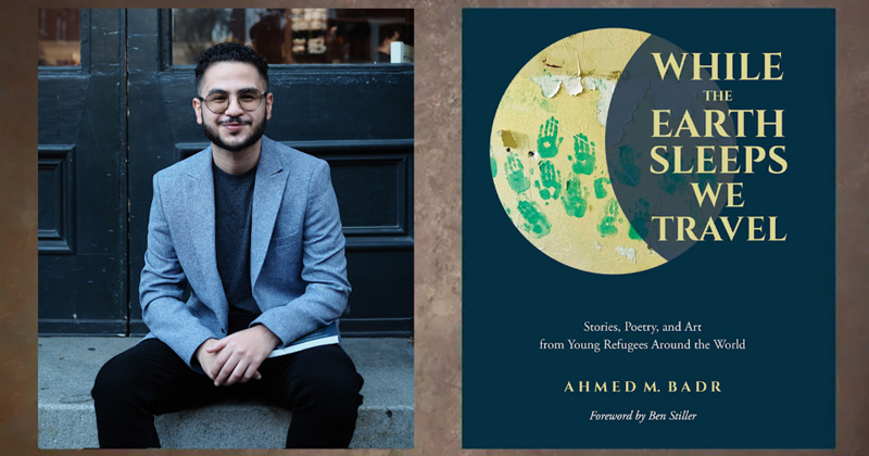 The 2022-23 First Year Common Reader for new students attending the University of Delaware is “While the Earth Sleeps We Travel: Stories, Poetry, and Art from Young Refugees Around the World,” by Ahmed M. Badr. The 2022-23 First Year Common Reader for new students attending the University of Delaware is “While the Earth Sleeps We Travel: Stories, Poetry, and Art from Young Refugees Around the World,” by Ahmed M. Badr.