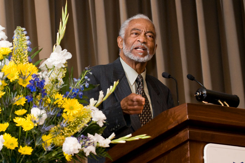 Dr. Newton at the African American Students of Distinction event in 2010