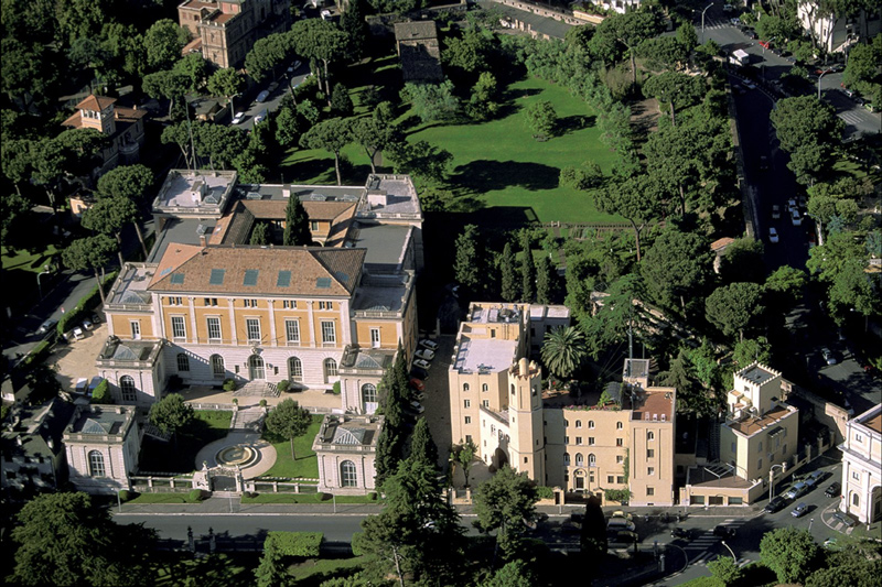 An aerial view of the campus of the American Academy in Rome, where recipients of the Rome Prize are given “time and space to think and work.” An aerial view of the campus of the American Academy in Rome, where recipients of the Rome Prize are given “time and space to think and work.”