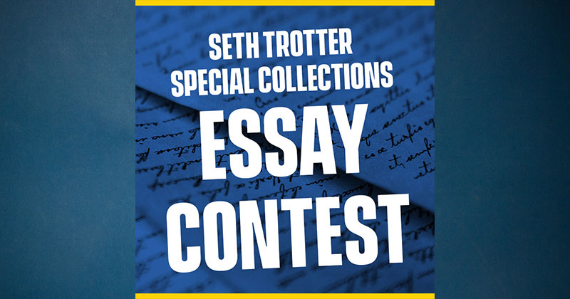 Graphic for Special Collections Essay Contest