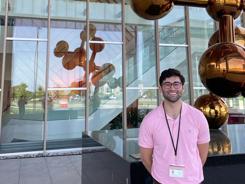 Casey Rodriguez, a 2022 UD graduate, will begin working with Chemours Discovery Hub as an R&D engineer this June. Casey Rodriguez, a 2022 UD graduate, will begin working with Chemours Discovery Hub as an R&D engineer this June.
