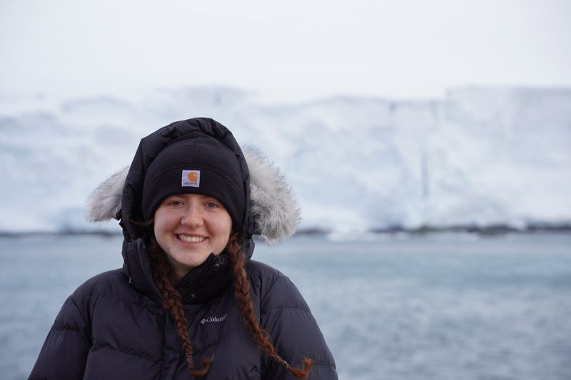 Rachel Davitt, a UD undergraduate student, spent five weeks at sea as part of the National Science Foundation’s Long Term Ecological Research (LTER) Program in the Western Antarctica Peninsula. 