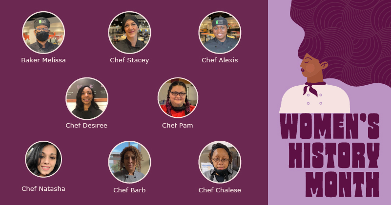 Empower-DigitalImages Eight Women Chefs and Bakers from all three residential dining locations