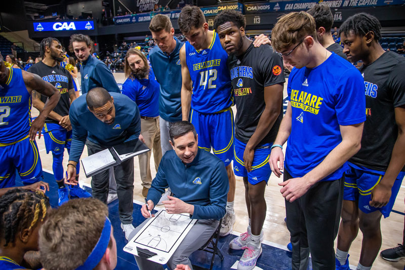 Coach Ingelsby and the team