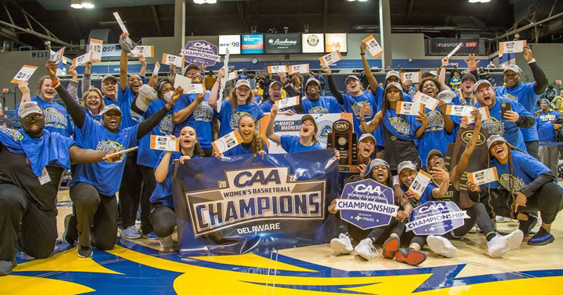 Women's basketball takes CAA title