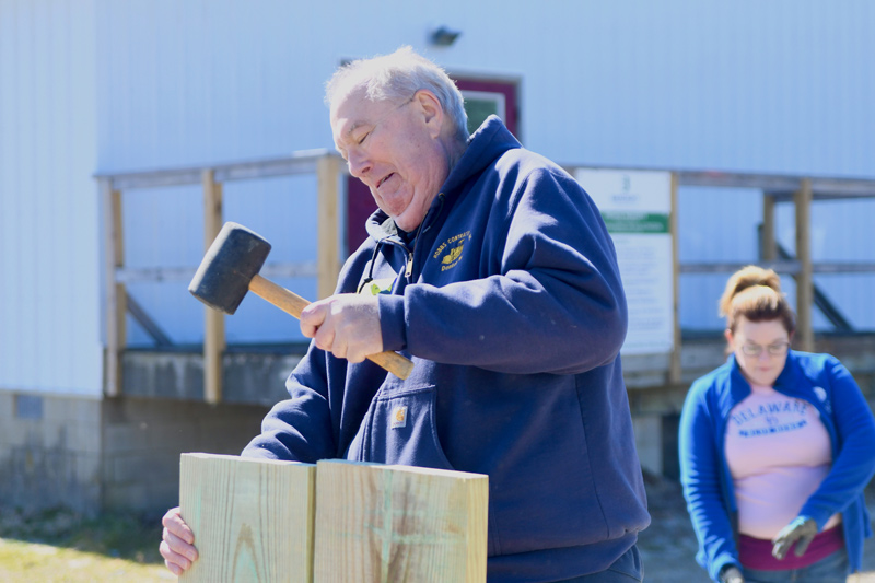 In addition to his Master Wellness chops, Dan Towers demonstrated his mastery of the mallet.