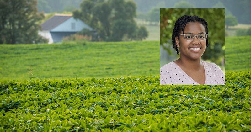 Vanessa Richards is researching and studying for her doctorate in plant sciences.