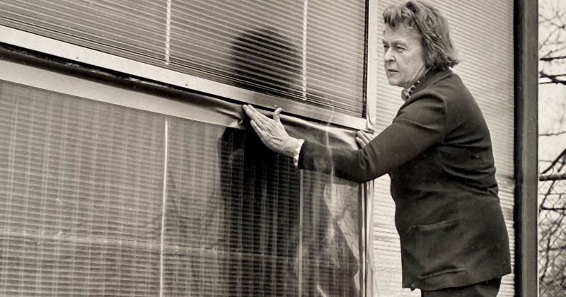 Inventor and solar pioneer Maria Telkes, known as the “Sun Queen,”  joined IEC’s team in 1972 and was responsible for developing the thermal heating system of Solar One.