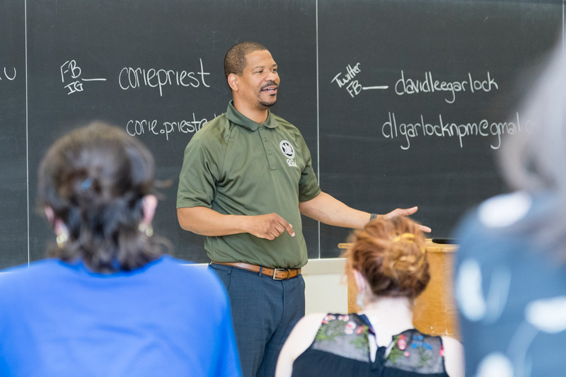 Corie Priest, a community engagement specialist with the Delaware Department of Justice, talks about his own experiences in prison and re-entering the community after his release.