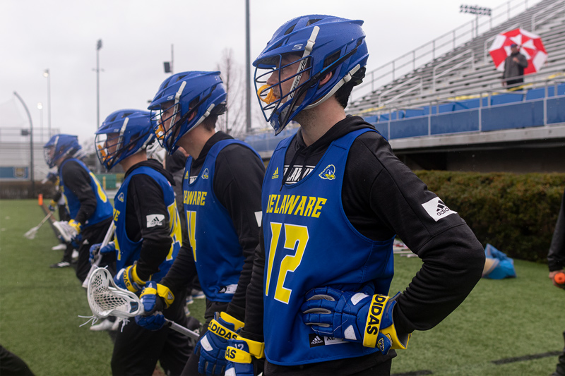Tommy Beeby, a senior finance major and member of the men’s lacrosse team, received three full-time job offers before accepting a role as a senior client service associate at J.P. Morgan Chase.