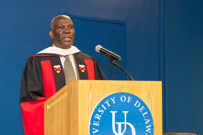A native of Kenya, department chair Wunyabari O. Maloba teaches a seminal course on the history of Africa. “We’re creating a forum to discuss complex questions,” he says. “Classes are open and welcoming.” A native of Kenya, department chair Wunyabari O. Maloba teaches a seminal course on the history of Africa. “We’re creating a forum to discuss complex questions,” he says. “Classes are open and welcoming.”